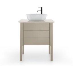 Luv Duravit Luv LU956506060 68.8x45x74.3cm, Taupe Seidenmatt , 2000 tiroir, 2000 gigogne, debout