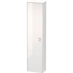 Duravit Brioso armoire haute BR1320L1022 42x24x177cm, porte à gauche, chromé / blanc brillant
