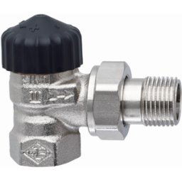 Heimeier corps de vanne thermostatique 220104000 coin 2000 ", bronze nickelé, standard