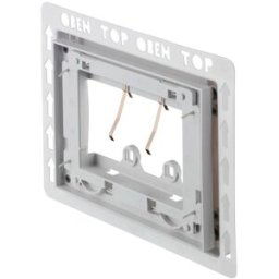Duravit Cadre de montage DuraSystem WD6001011000 22,44 x 15,4 cm, affleurant, pour plastique, blanc