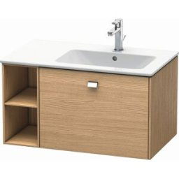 Brioso Duravit BR401401052 820x479mm, Europ. Chêne, étagère droite, poignée chromée