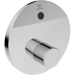 Ideal Standard kit de montage A6158AA pour mitigeur de douche à capteur encastré, chromé, fonctionnement sur secteur