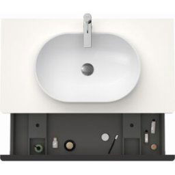 Duravit D-Neo DE494802222 100 x 55 cm, Blanc Brillant , 2000 , coulissant 2000 , plaque console match3