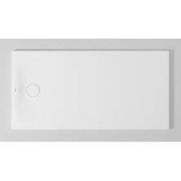Duravit Receveur de douche rectangulaire Tempano 720204000000001 150 x 75 x 5 cm, au ras du sol, antidérapant, blanc