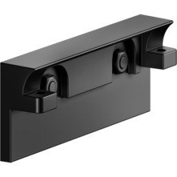 Keuco Reva kit adhésif n° 8 04994370800 noir mat, avec élément mural