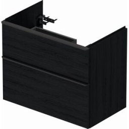 D-Neo Duravit vasque DE435801616 78,4 x 45,2 cm, chêne noir, 2000 , tiroir 2000 coulissant match2