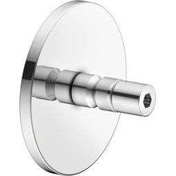 Keuco Reva kit adhésif n° 5 04994000501 chromé, avec rosace