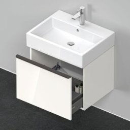 Duravit D-Neo meuble sous-vasque DE427102222 58,4 x 44,2 cm, Blanc Brillant , 2000 , match3 coulissant