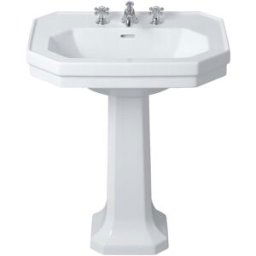 Duravit série 1930 piédestal 08579000001 blanc, wondergliss, pour lavabo