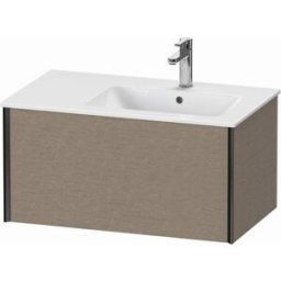 XViu Duravit vasque XV40260B211 81 x 40 x 48 cm, chêne cachemire, 2000 , suspendu, noir mat