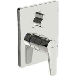 bain match0 Hansapolo chromé, encastré, avec dispositif de sécurité