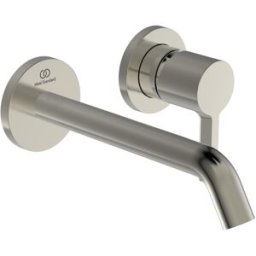 Ideal Standard A7378GN pour mitigeur Joy mural, bec 180 mm, Silver Storm
