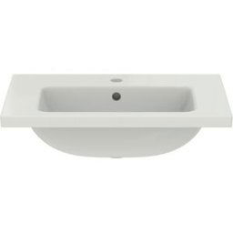 Ideal Standard life S vasque à poser T4590MA avec trou pour robinetterie et trop-plein, 61 x 38,5 x 18 cm, blanc Ideal Plus
