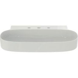 Ideal Standard X lavabo T499201 3 trous pour robinetterie, sans trop-plein, meulé, 750 x 500 x 130 mm, blanc