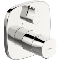 Ensemble Hansa Hansaliving Hansa thermostat de bain / douche Hansa , avec unité fonctionnelle, chrome