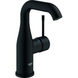 Grohe Essence levier unique mitigeur lavabo 24176KF1 taille M corps lisse noir fantôme