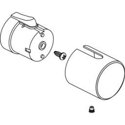 Ideal Standard de thermostat bs2 A962389AA Easy-Box, chrome