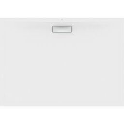 Ideal Standard Flat New receveur de douche rectangulaire T4490V1 garniture de vidange avec couvercle, 140 x 100 x 801 cm, blanc soie
