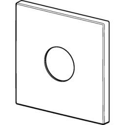 douche rosace Hansa 150 x 150 mm 59914423 59914423