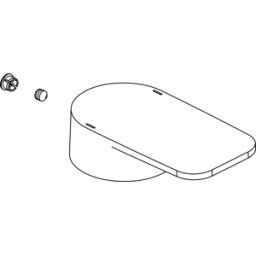 Ideal Standard II, avec logo, chromé A860917AA