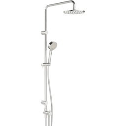 Hansaviva douche Hansa match0 chromé 180 200 match2, raccordement à Robinets