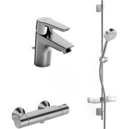 Hansapolo set de douche thermostatique 46530090 chromé