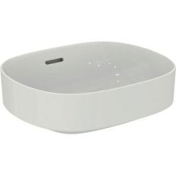 Ideal Standard X T4399MA avec trop-plein, sans trou pour robinetterie, 450 x 380 x 155 mm, blanc Plus
