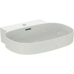 Ideal Standard X lavabo T475501 trou pour 2000 , avec trop-plein, 600 x 500 x 135 mm, blanc
