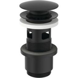 Ideal Standard open valve E1482XG pour Lavabos avec trop-plein, Silk Noir