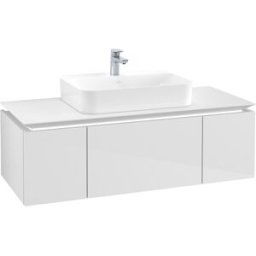 Villeroy und Boch Villeroy & Boch Legato Villeroy & Boch B757L0DH 120x38x50cm, avec éclairage LED, Glossy White