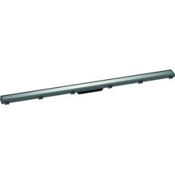 Hansgrohe RainDrain Match caniveau de douche 56042000 120cm, kit de finition, avec cadre réglable en hauteur, chromé