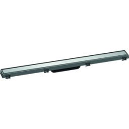 Hansgrohe RainDrain Match caniveau de douche 56038000 80cm, kit de finition, avec cadre réglable en hauteur, chromé