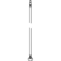 Flexible de pression Hansa M8 x 1 - G3/8, 550 mm 59913969 L=550, M8x1, G3/8