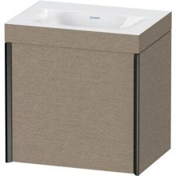 XViu Duravit vasque XV4631NB211C 45x33,3cm, 2000 , droite, sans trou pour robinet, noir mat, Cadres C, chêne cachemire