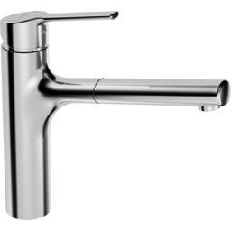 Hansaronda mitigeur cuisine 03342273 chromé, 200 mm, orientable, avec douchette