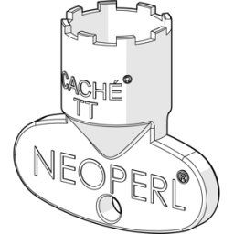 Cache clé Hansa M16,5 x 1 59913242 pour aérateur, M 16,5x1mm