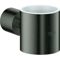 Grohe Atrio Halter pour distributeur de savon 40304AL3 graphite dur brossé et verre cristal