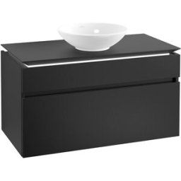 Villeroy und Boch Villeroy & Boch Legato Villeroy & Boch B572L0PD 100x55x50cm, avec éclairage LED, Black Matt Lacquer