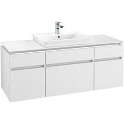 Villeroy und Boch Villeroy & Boch Legato Villeroy & Boch B685L0MS 140x55x50cm, avec éclairage LED, White Matt