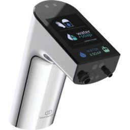 Ideal Standard Sensor mitigeur lavabo avec distributeur de savon intégré A7488AA infrarouge, chromé