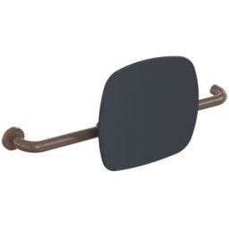 Hewi 801 dossier 801.51.9262L84 distance au mur 150mm, version gauche, dossier gris anthracite, umbra