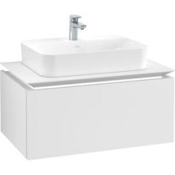 Villeroy und Boch Villeroy & Boch Legato Villeroy & Boch B753L0MS 80x38x50cm, avec éclairage LED, White Matt