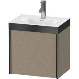 XViu Duravit vasque XV4630OB211P 45x33,3cm, 2000 , gauche, 2000 , noir mat, Cadres P, chêne cachemire