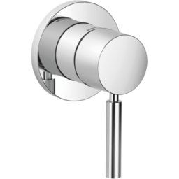 Dornbracht Meta kit de finition 36060660-00 pour mitigeur monocommande encastré, avec plaque de recouvrement Ø 78 mm, chromé