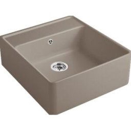 Villeroy und Boch Villeroy et Boch évier simple cuve 632062TR garniture de vidange , actionnement excentrique, kit de fixation, Timber