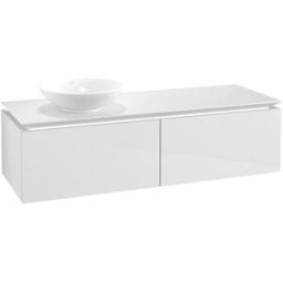 Villeroy und Boch Villeroy & Boch Legato Villeroy & Boch B587L0DH 140x38x50cm, avec éclairage LED, Glossy White