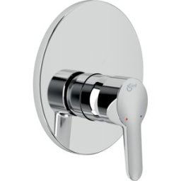 Ideal Standard Blue kit de montage A5836AA pour mitigeur de douche à encastrer, chromé