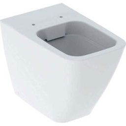 Geberit iCon Square WC à poser au sol à fond creux 211910000 35x56cm, à fleur de mur, fermé, sans rebord, blanc