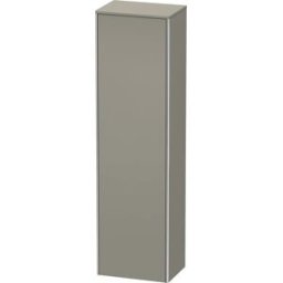 Duravit armoire XSquare XS1313L9292 50x176x35.6cm, porte gauche, gris pierre soie mat
