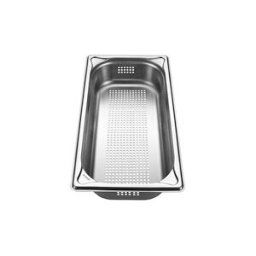 Blanco match0 1565814 32,5x17,6x6,5 cm, Inox , perforé, GN 2000 / 3